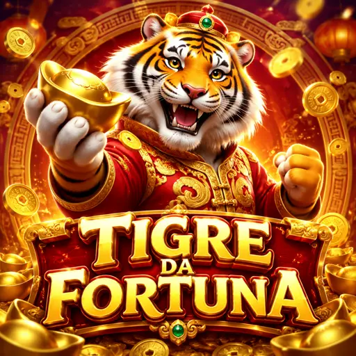 Tela inicial do slot Fortune Tiger com tigre dourado