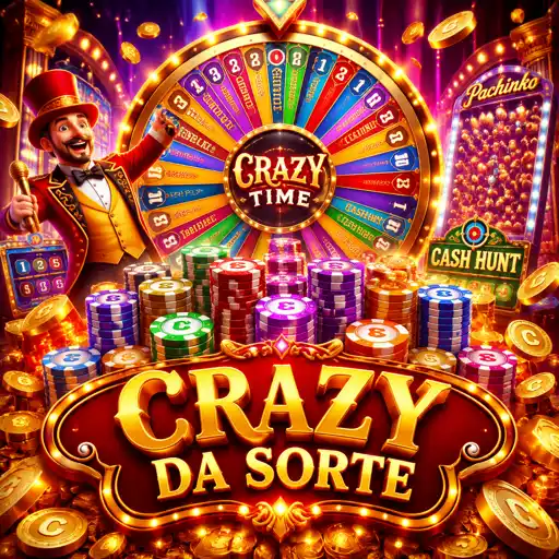 Roda colorida do Crazy Time durante uma rodada