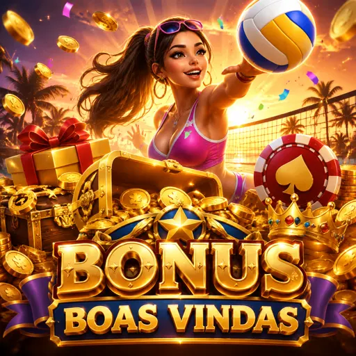Cartão promocional do pacote de boas-vindas com rodadas grátis